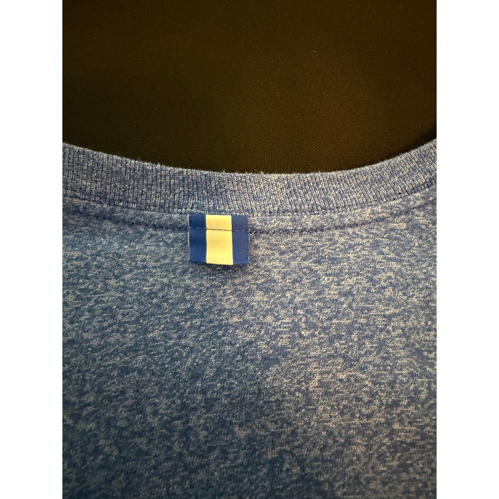 Nike Duke Blue Devils Long Sleeve T-Shirt Mens XL Blue Heathered Athletic Cut - Picture 8 of 9